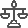 Icon legal scale
